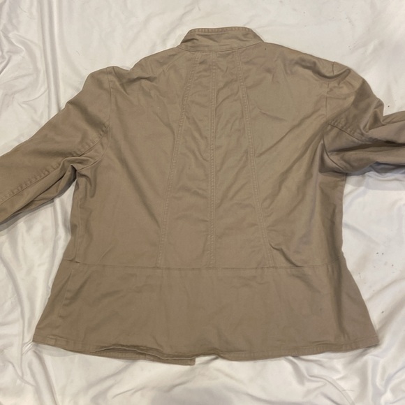 Relativity utility khaki tan button up jacket - Picture 3 of 6